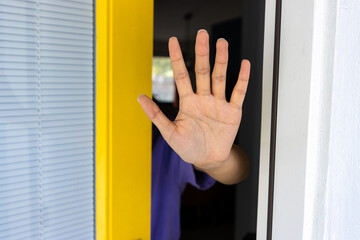 Blocking front door