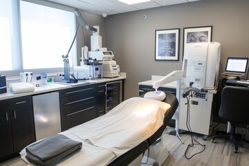Modern Biorevitalization Tools: Advanced Laser and Microneedling Equipment in Sterile Treatment Room