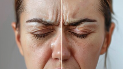 Before and After Botox Treatment Showing Smoother Rejuvenated Skin