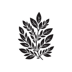 Abstract Vector Leaf Art Print