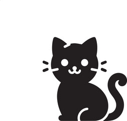 black and white cat