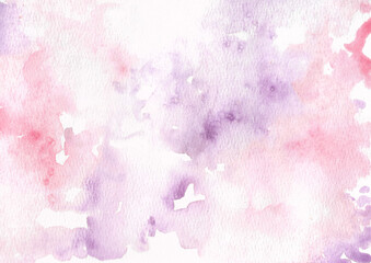purple and pink splash watercolor  background