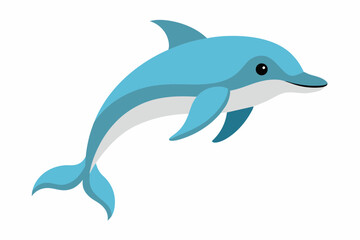 dolphin fish vector illustration