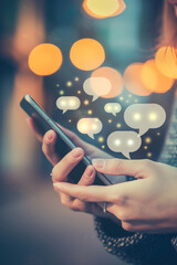 Customer service chat support: Representative assisting a customer through online chat for e-commerce.