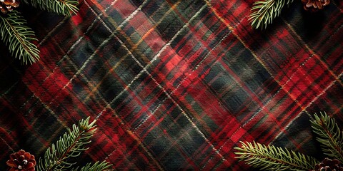 Christmas texture pattern fabric plaid