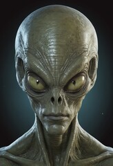 Intergalactic Wisdom: Blue-Skinned Character in an Elaborate Cloak