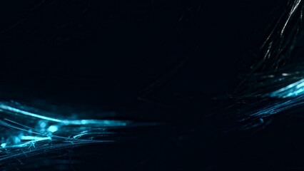 Futuristischer hellblauer Lichteffekt in hell leuchtender Energiestruktur. Geschwindigkeitseffekt....