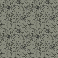 Seamless floral pattern. Background in small flowers for textiles, fabrics, cotton fabric, covers, wallpaper, print, gift wrapping, postcard, scrapbooking.
