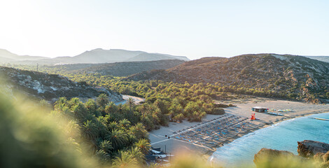 Vai Beach, Europas größter natürlichen Palmenstrand