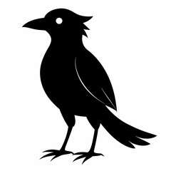 Simple bird silhouette