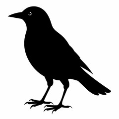 Simple bird silhouette