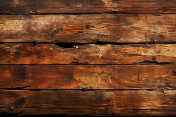 Rustic weathered wooden background with cracks and knots    top view