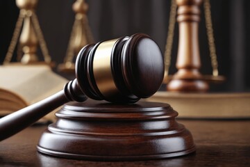 Obraz premium The Emblem of Legislative Power Clad in Hardwood