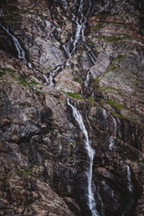 Cascading Glacial Streams Alaska