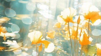 Colorful flower pattern for distinctive greeting cards and artistic diy projects