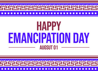 Happy Emancipation Day wallpaper Commemorating the End of Slavery and Celebrating Progress Towards Equality and Justice
