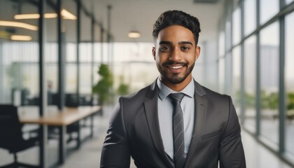 Fototapeta premium hire best job candidate hispanic man