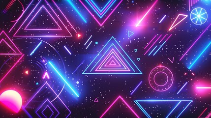 Obraz premium light, design, disco, texture, pattern, computer, illustration, technology, vector, space, digital, dots, pink, purple, backdrop, electronic, circle, party, grid, concept, blue, matrix, tech, web, hex