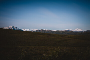 Vast Alaskan Wilderness with Snowcapped Peaks