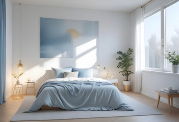 white and gold theme modern interior