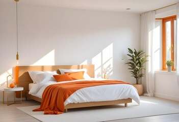 white and gold theme modern interior