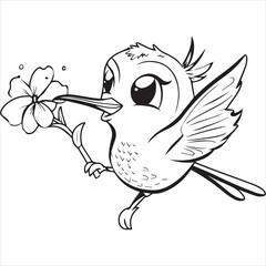 Parrot flat vector illustration Parrot cartoon   vector illustration