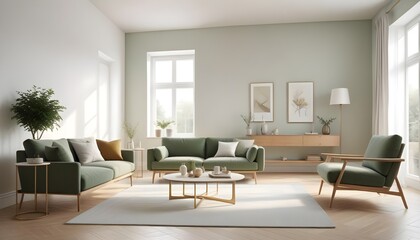 white and gold theme modern interior