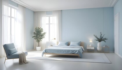 white and gold theme modern interior