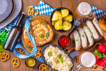 Oktoberfest traditional festival menu foods