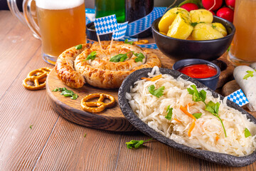 Oktoberfest traditional festival menu foods
