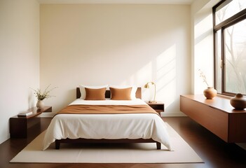 white and gold theme modern interior