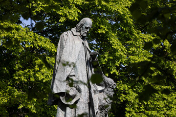Statue and Monument to Poet Laureate Lord Alfred Tennyson