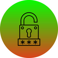Password Key Icon