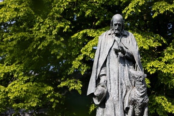 Statue and Monument to Poet Laureate Lord Alfred Tennyson