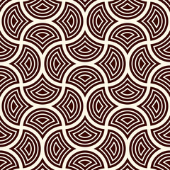 Ogee drop ornament. Repeated maroccan scales mosaic tiles. Scallop shapes motif. Oriental traditional pattern. Arabesque wallpaper. Vector digital paper, textile print. Seamless surface design