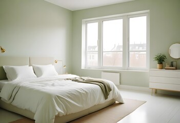 white and gold theme modern interior