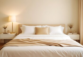 white and gold theme modern interior