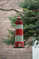 red and white lighthouse