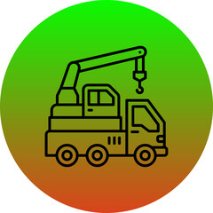 Crane Truck Icon