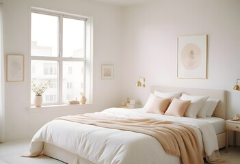 white and gold theme modern interior