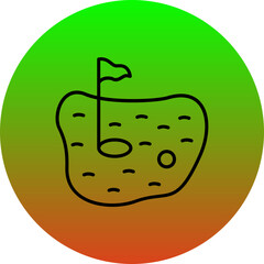 Golf Ground Icon