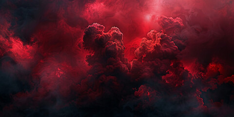 Fototapeta premium Dark red smoke background