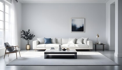 white and gold theme modern interior