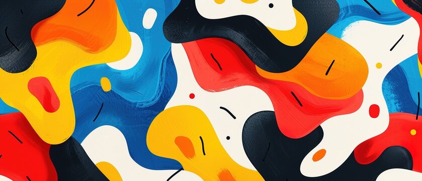 abstract background with splashes