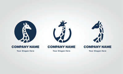 Giraffe Logo Vector for Your Brand