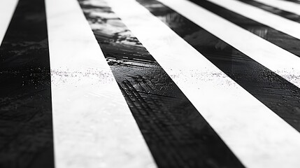 Fototapeta premium Abstract High-Contrast Pattern: Minimalist Geometry in Black and White, Textured Background