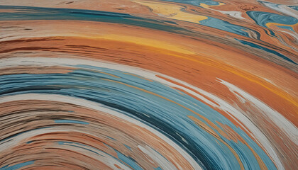 Abstract Clash of Colors: A Creative Collision of Diverse Textures and Tones