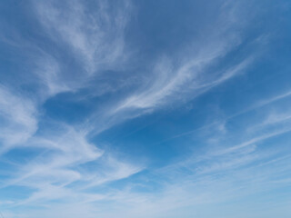 青空と白い雲の風景