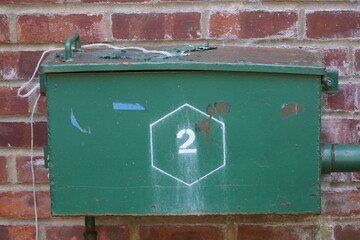 number two garbage bin