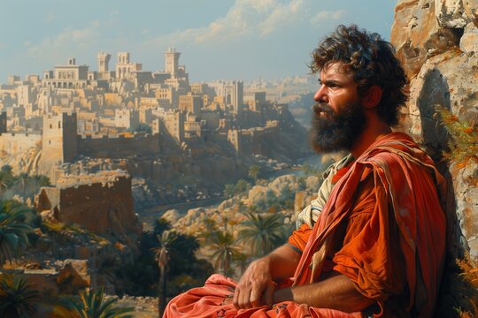 Jonah Awaits Fate of Nineveh in Captivating Portrait